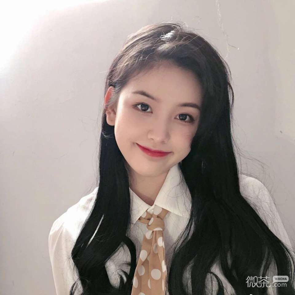 微信可爱文艺迷人女头