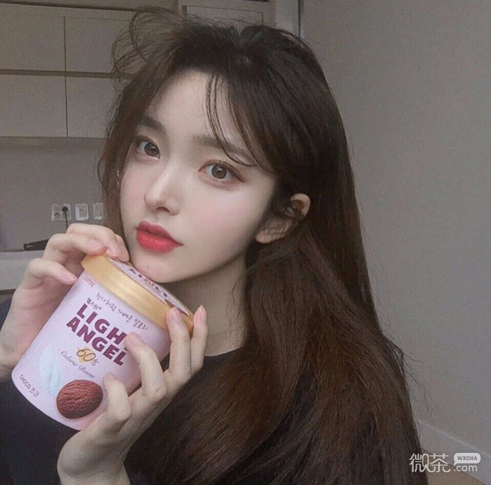 微信可爱文艺迷人女头