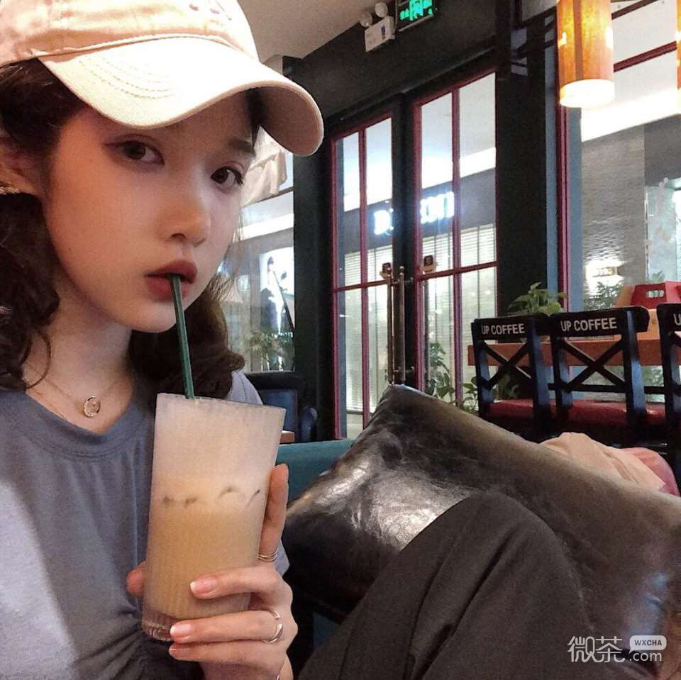 微信可爱文艺迷人女头
