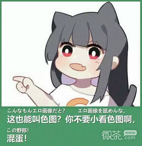 微信搞怪逗比可爱二次元表情包