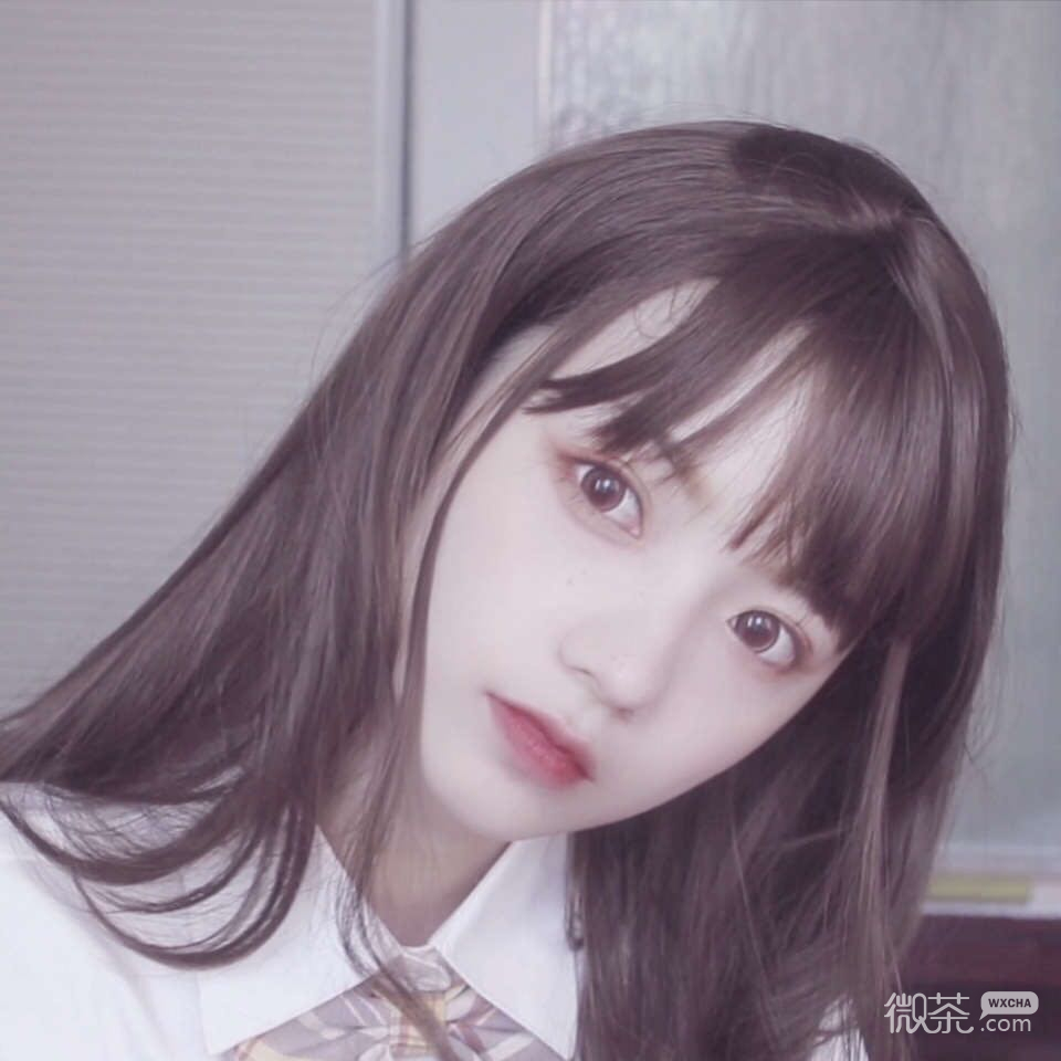 微信可爱文艺迷人女头