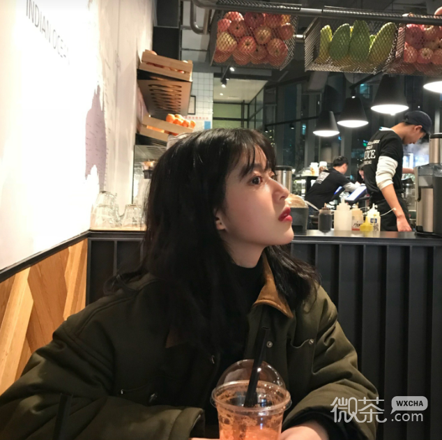 微信清纯文艺气质阳光好看女头