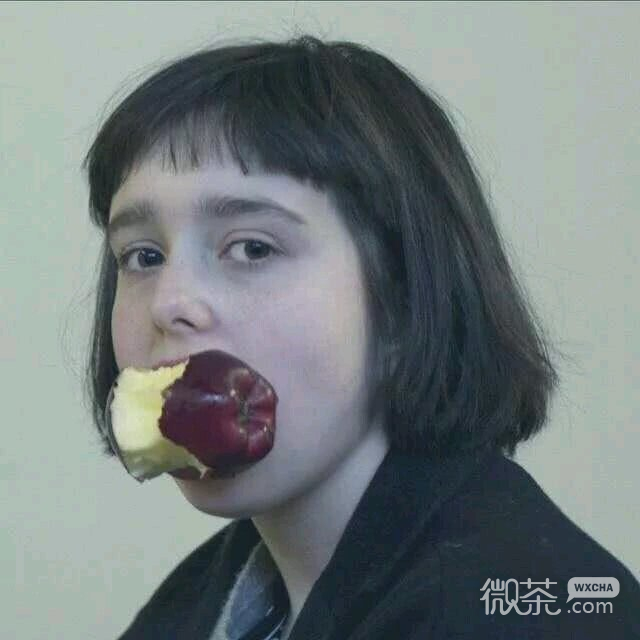 微信简洁时尚迷人女头