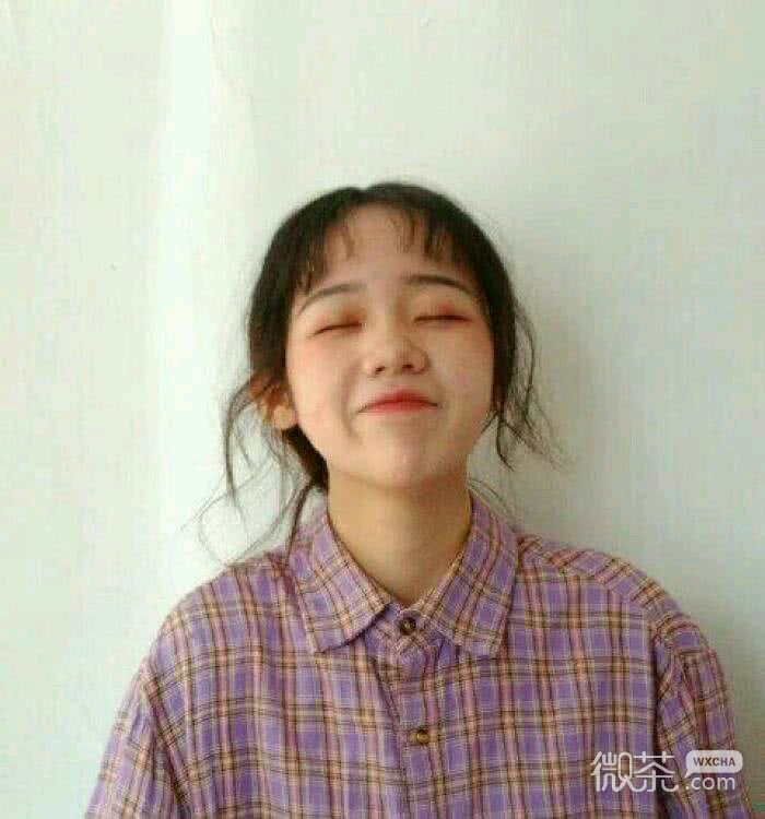 微信简洁时尚迷人女头