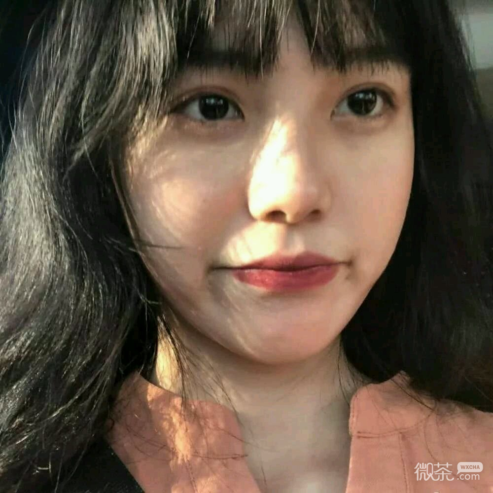 微信简洁时尚迷人女头