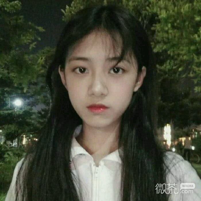 微信简洁时尚迷人女头
