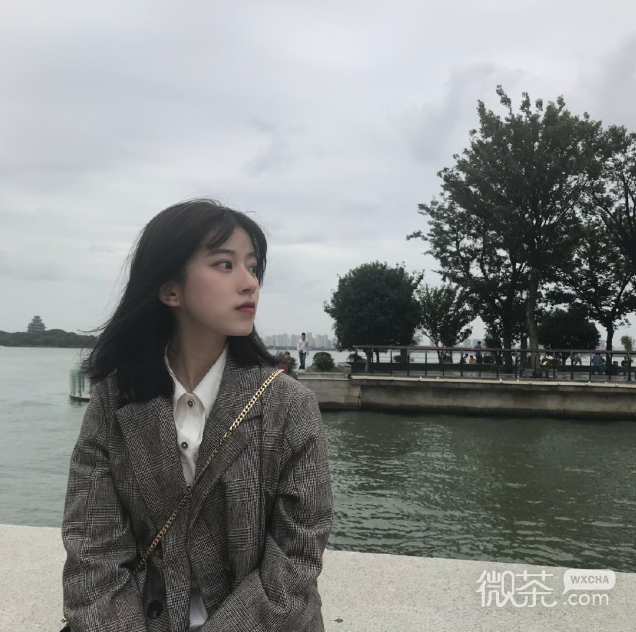 微信清纯文艺气质阳光好看女头