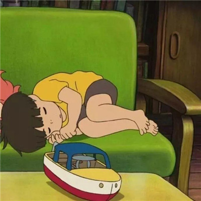 宗介和波妞情侣微信头像