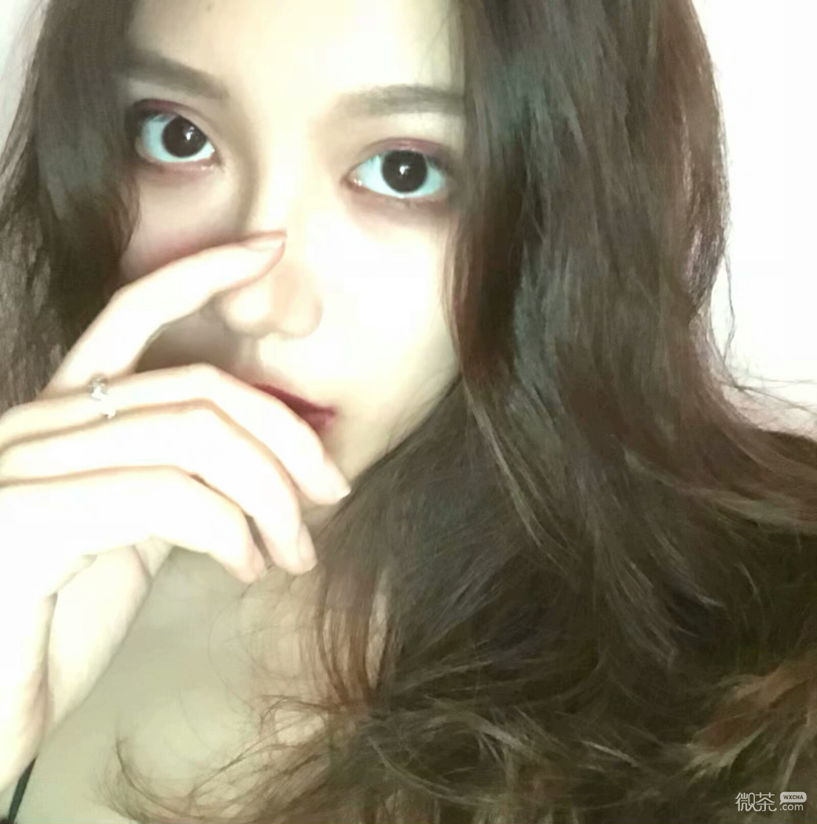 清新高颜值迷人微信女头