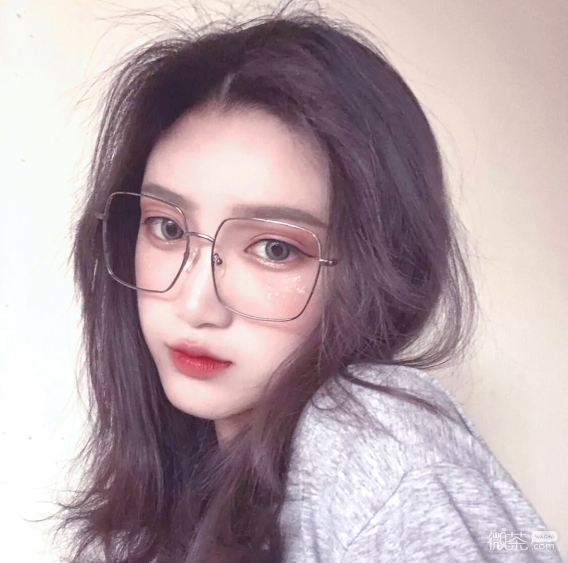 清新高颜值迷人微信女头