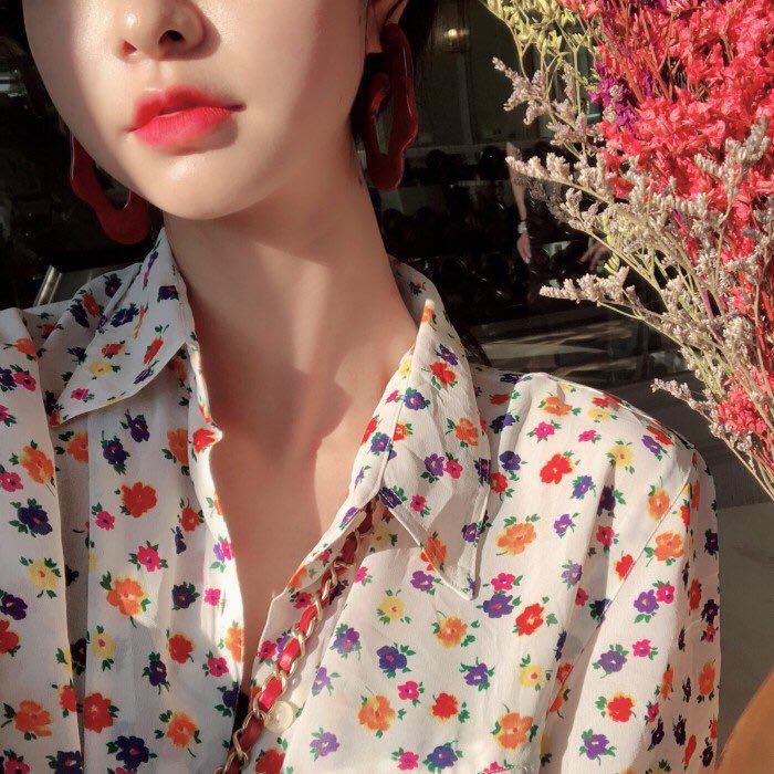 微信小清新文艺好看清纯女头