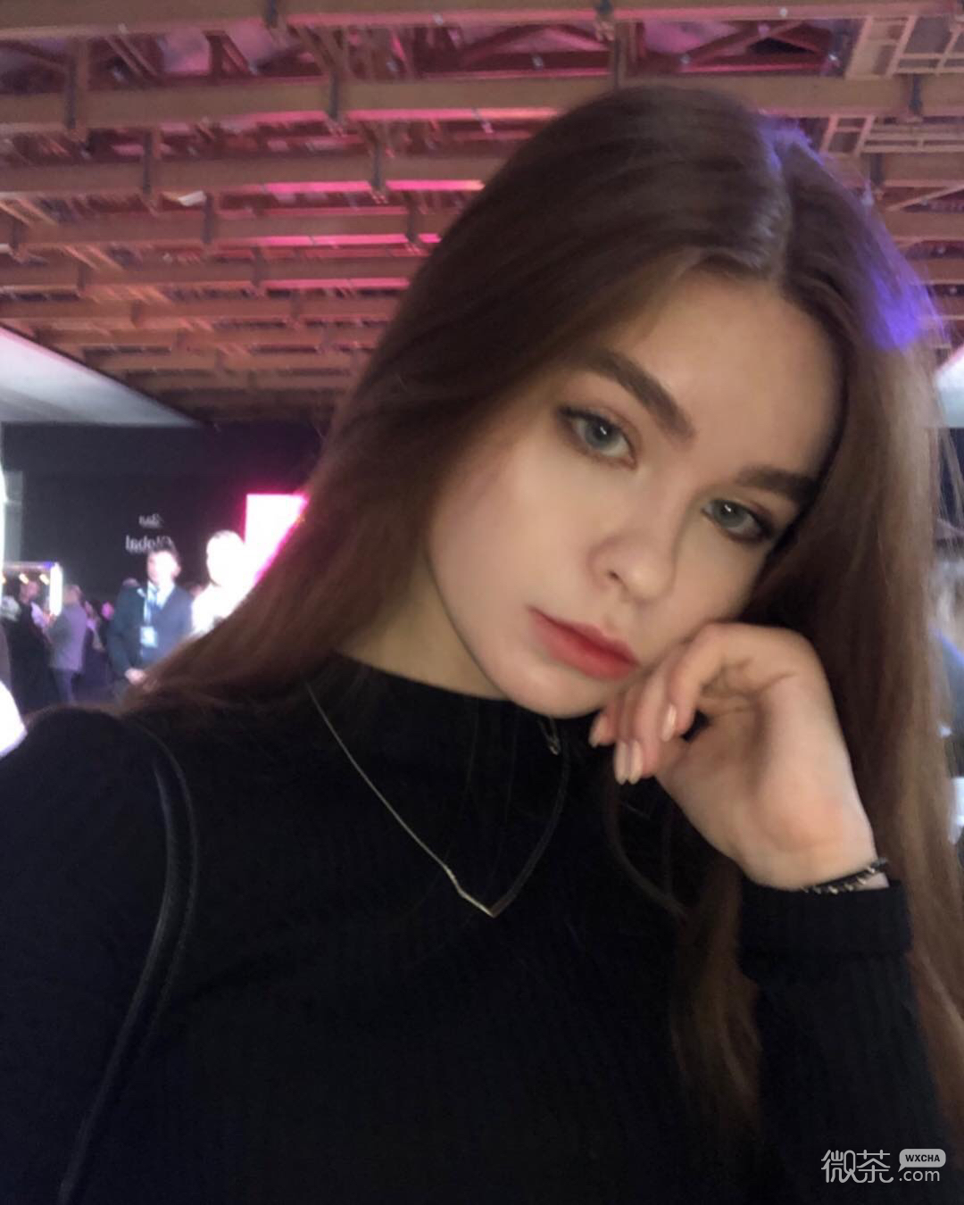微信青春时尚迷人欧美女头