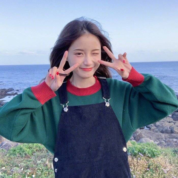 微信小清新文艺好看清纯女头