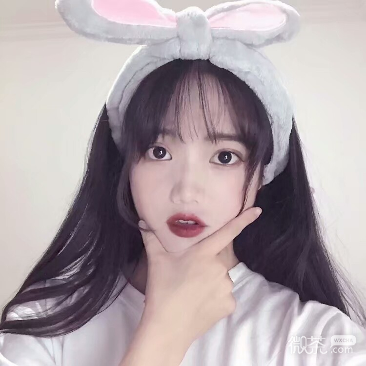 清新高颜值迷人微信女头