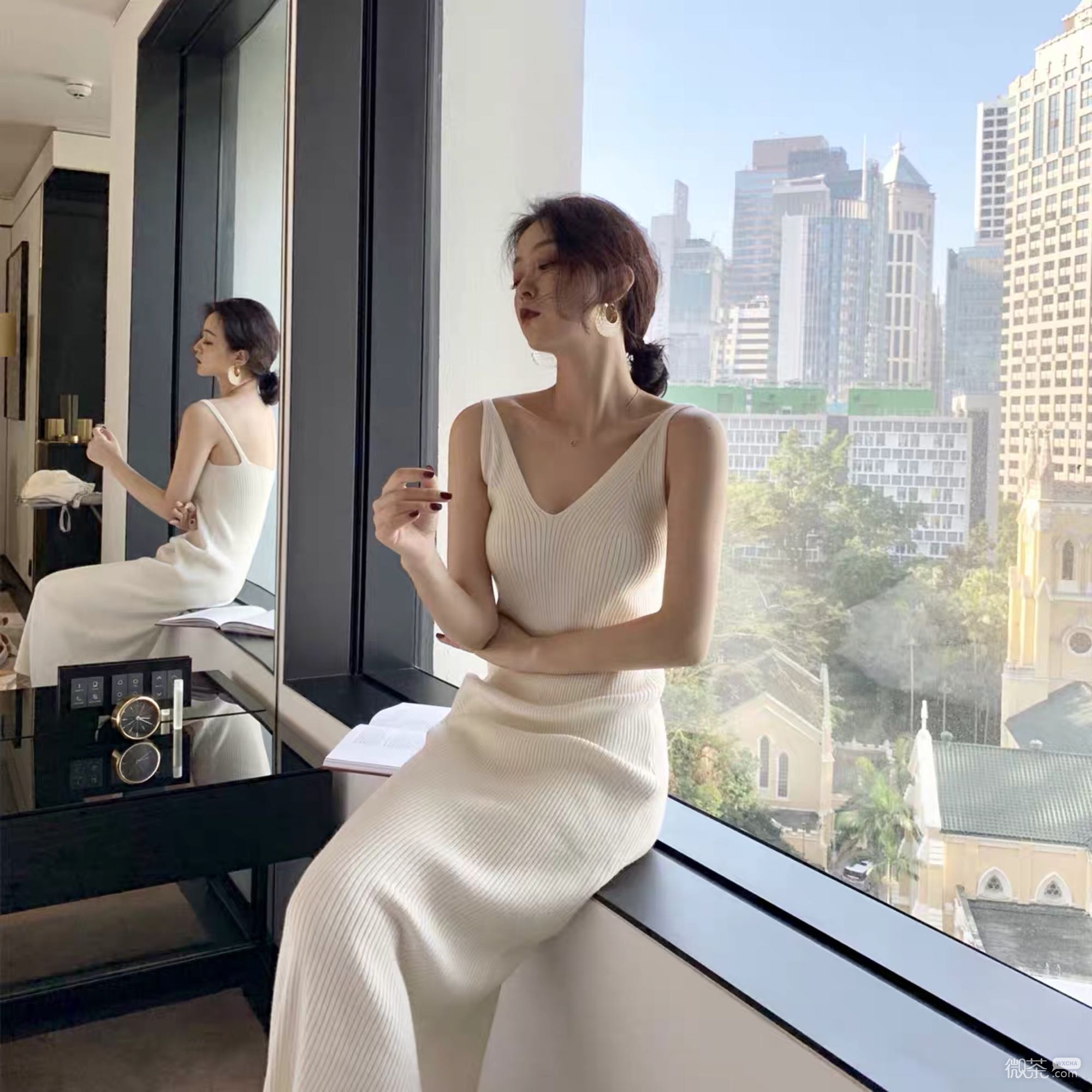 微信气质性感佛系女头