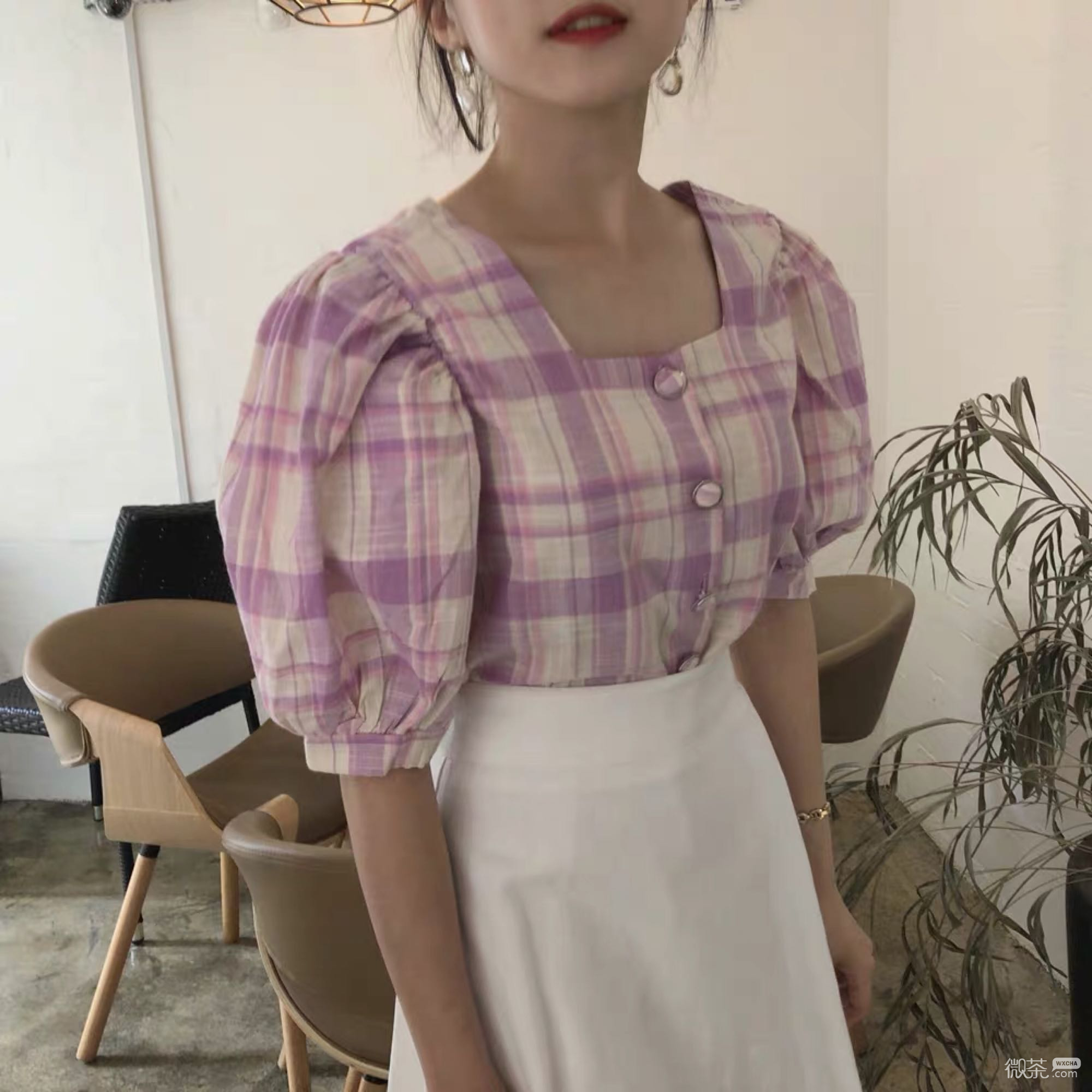 微信可爱清新迷人女头