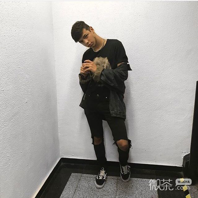 微信清新性感迷人欧美男头