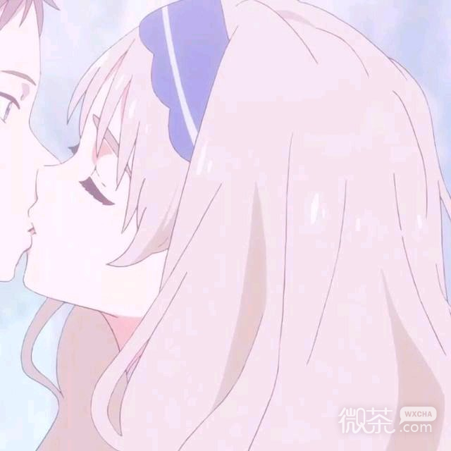 微信清新好看动漫二次元情侣头像