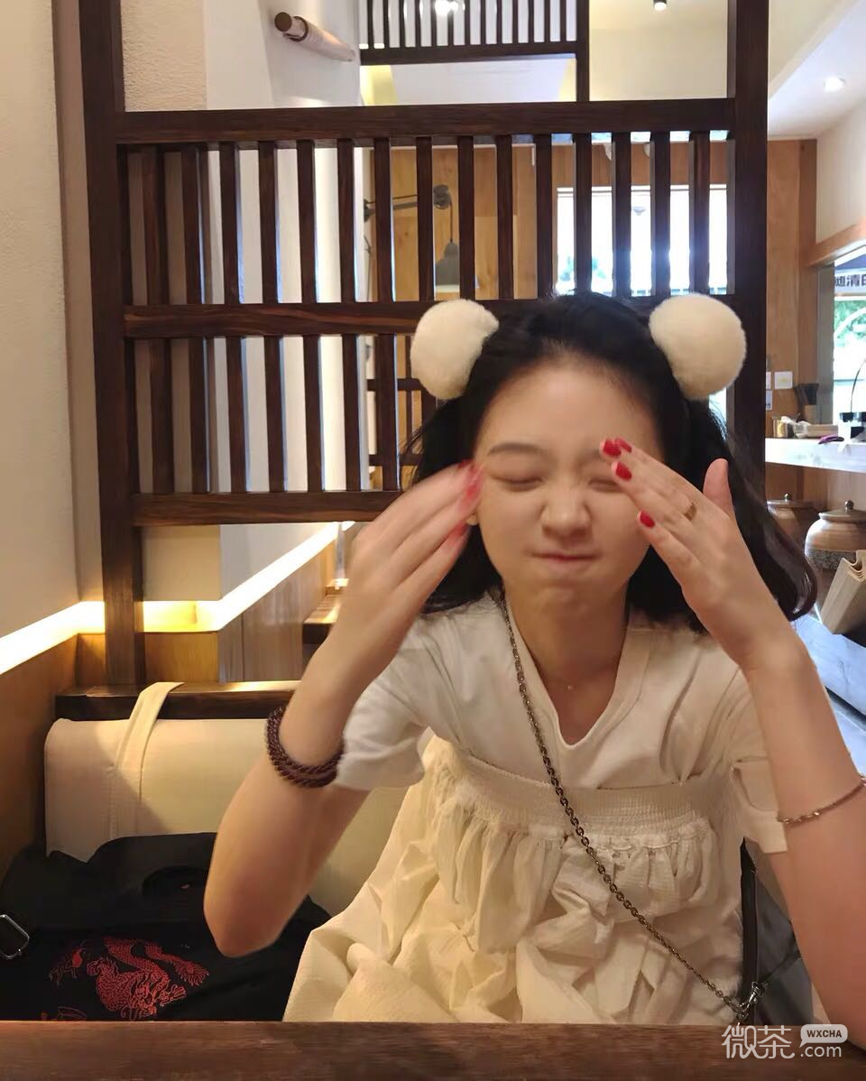 微信可爱清新迷人女头