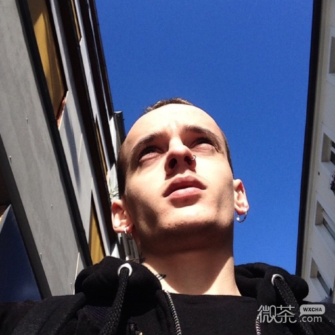 微信复古气质欧美男头