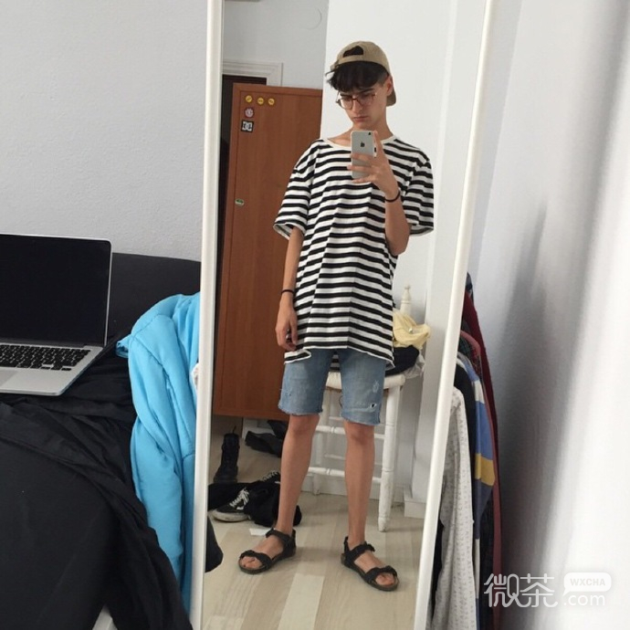 微信复古气质欧美男头