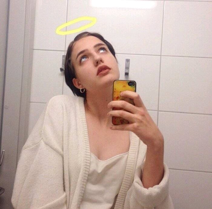 微信清新迷人欧美女头