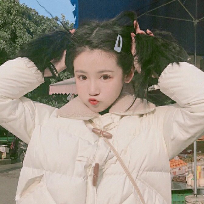 文艺小清新时尚性感微信女头