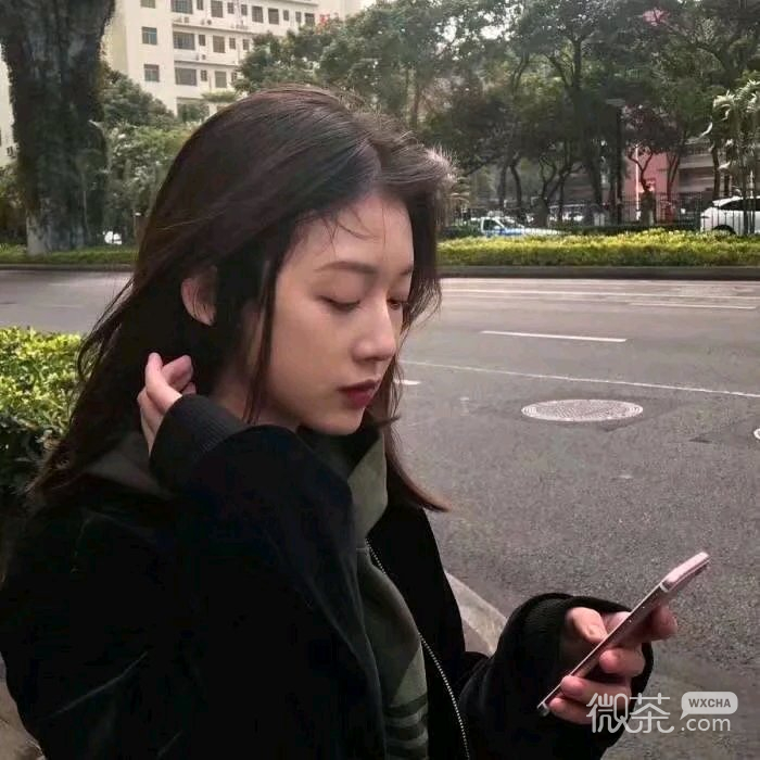 微信佛系时尚小清新迷人女头