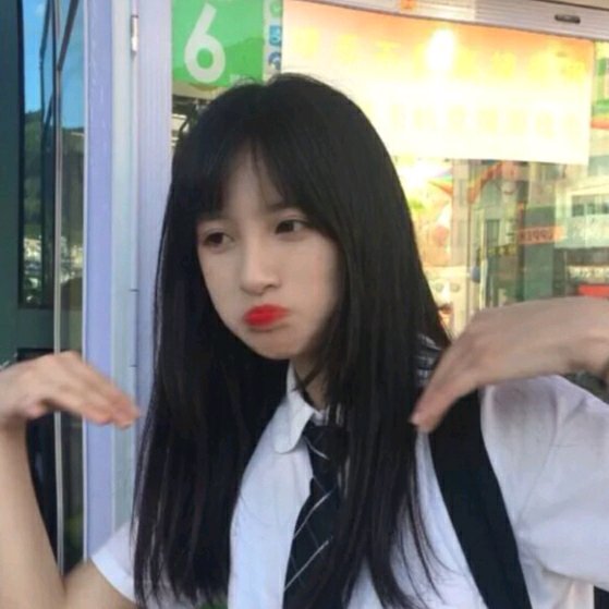 文艺小清新时尚性感微信女头