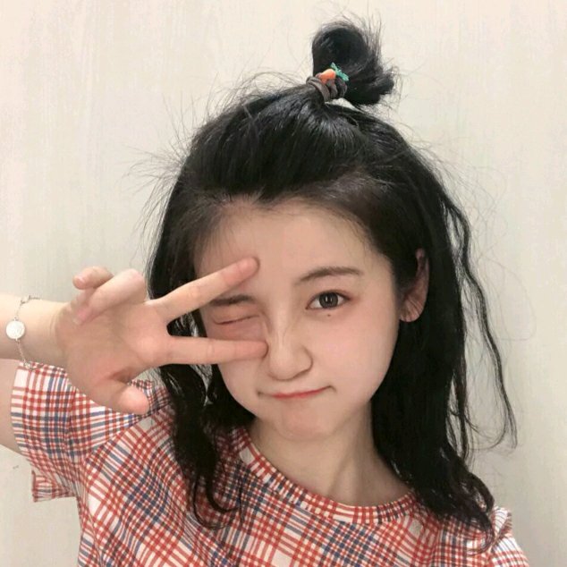 文艺小清新时尚性感微信女头