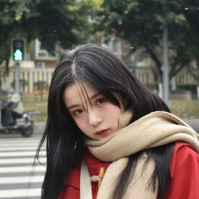 文艺小清新时尚性感微信女头