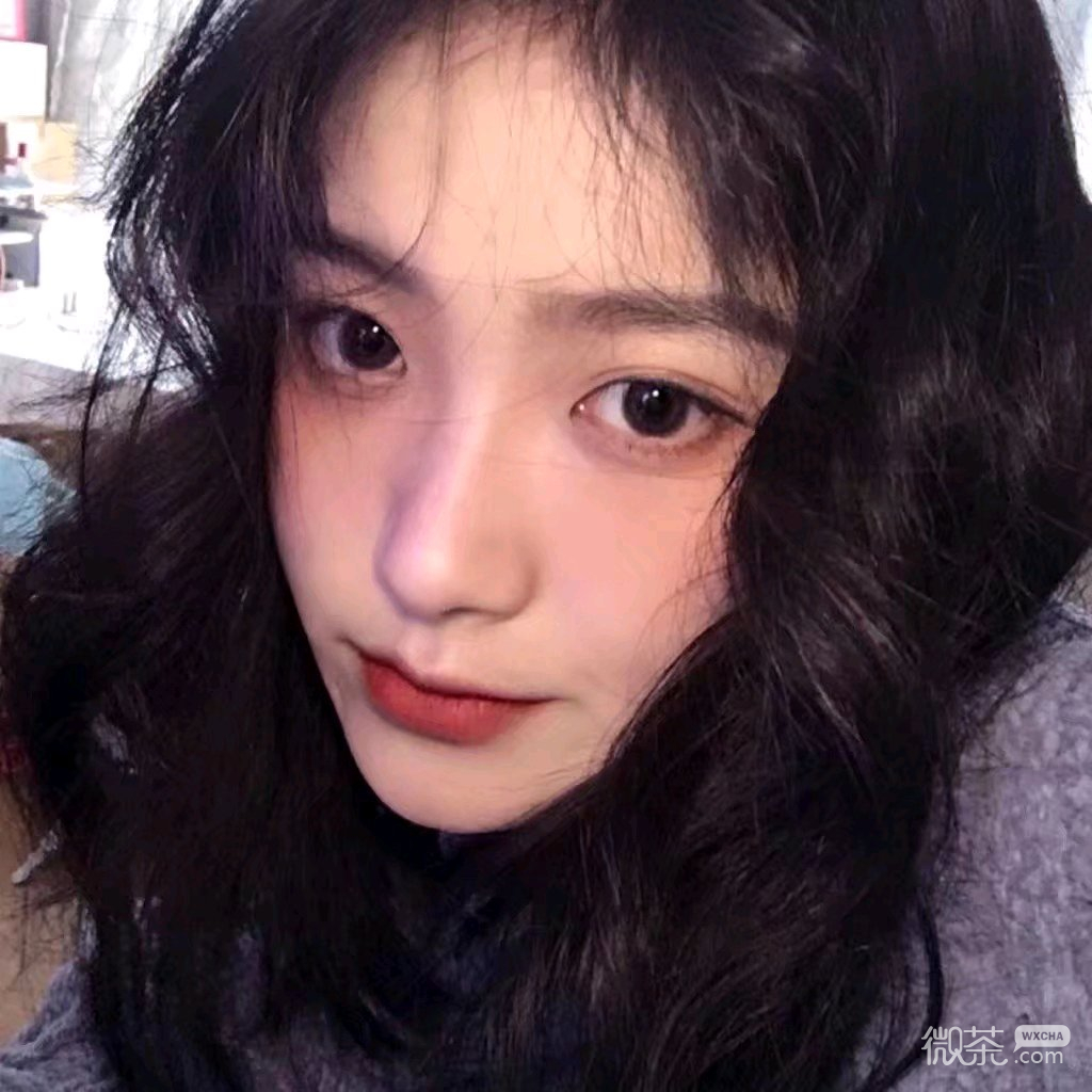 微信小清新时尚迷人女头