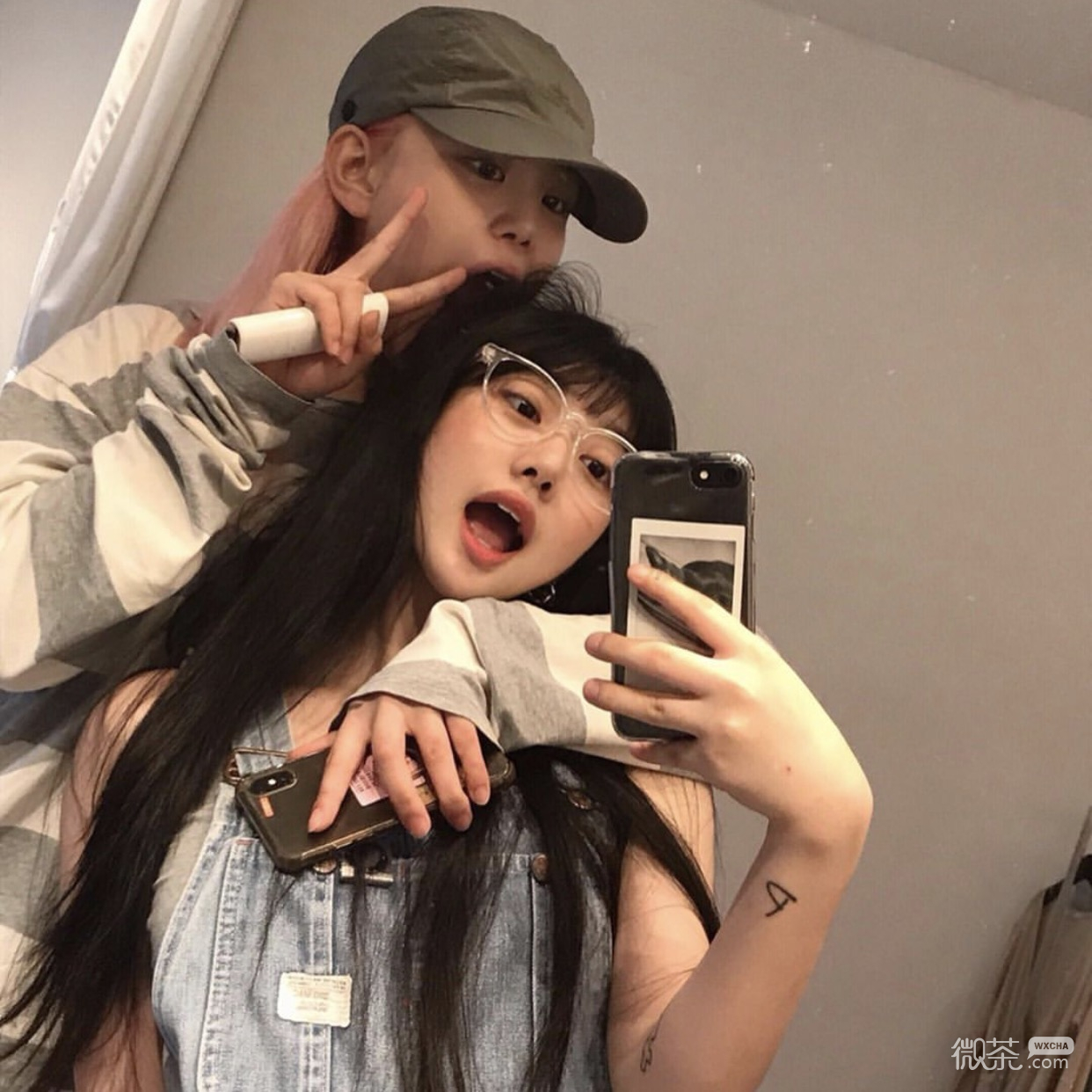 微信小清新森系迷人时尚女头