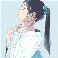 微信最新个性动漫二次元和服美女头像下载