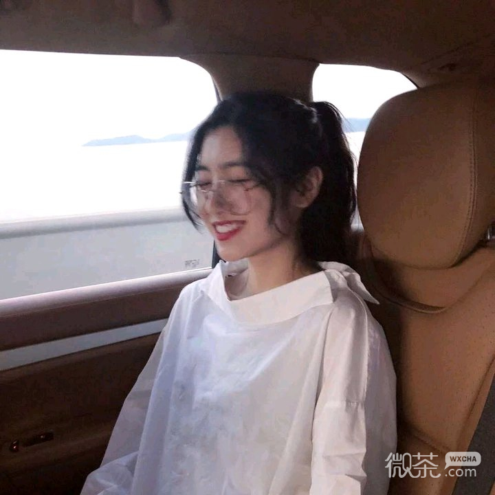 微信佛系时尚小清新迷人女头