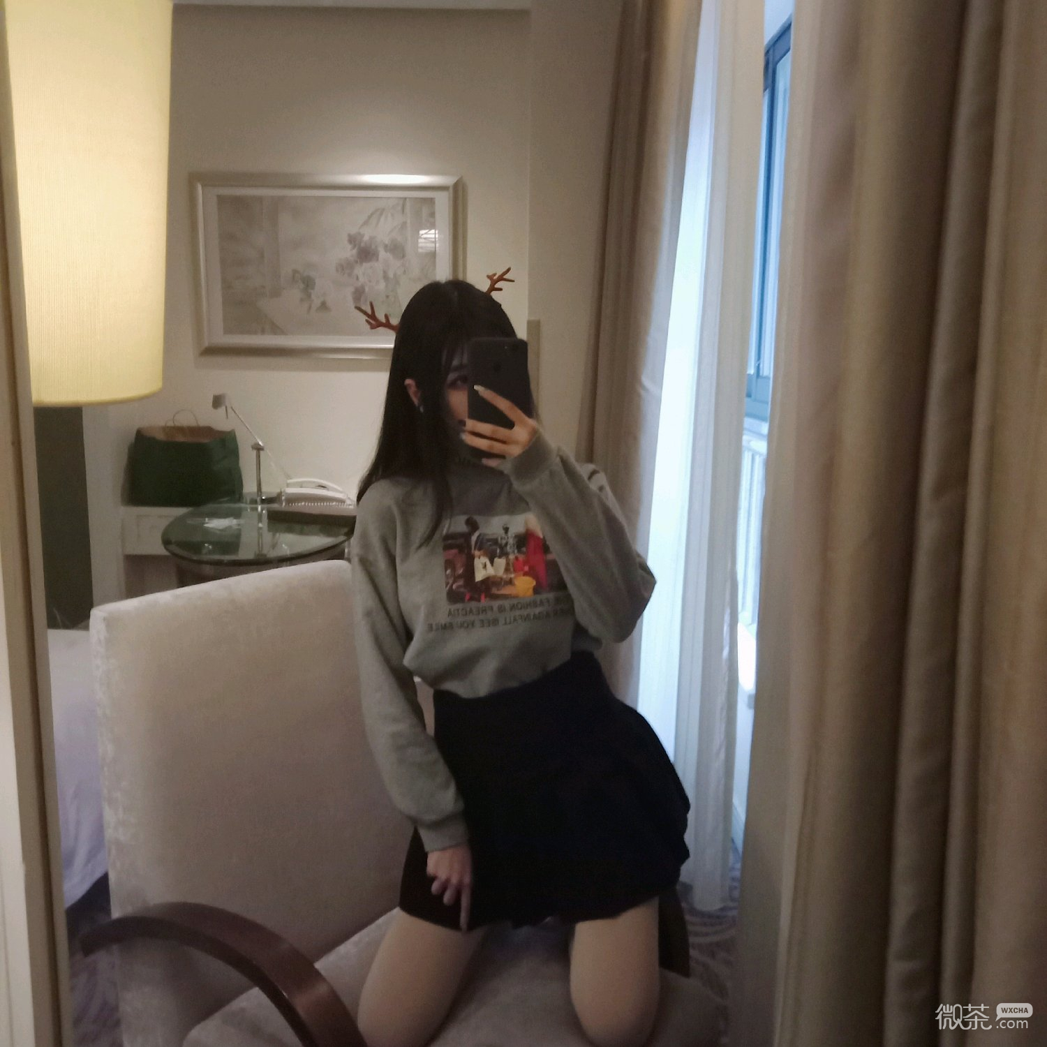 微信佛系时尚小清新迷人女头