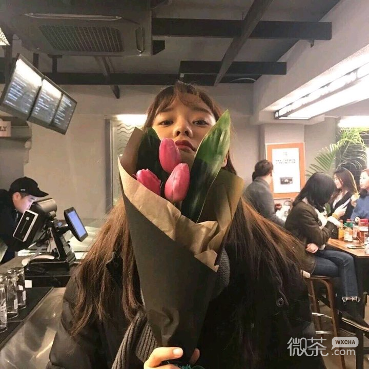 微信佛系时尚小清新迷人女头