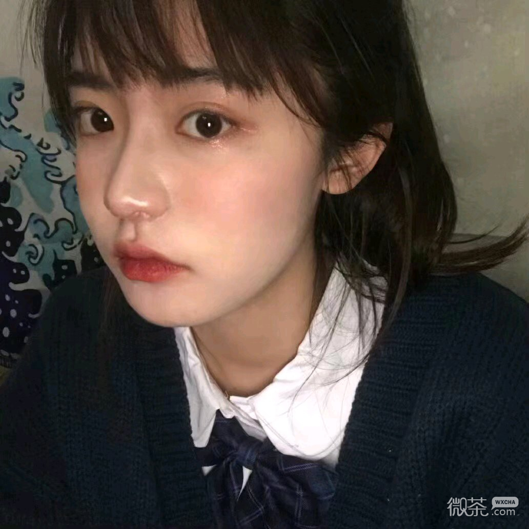 微信小清新时尚迷人女头