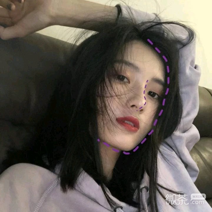 微信佛系时尚小清新迷人女头