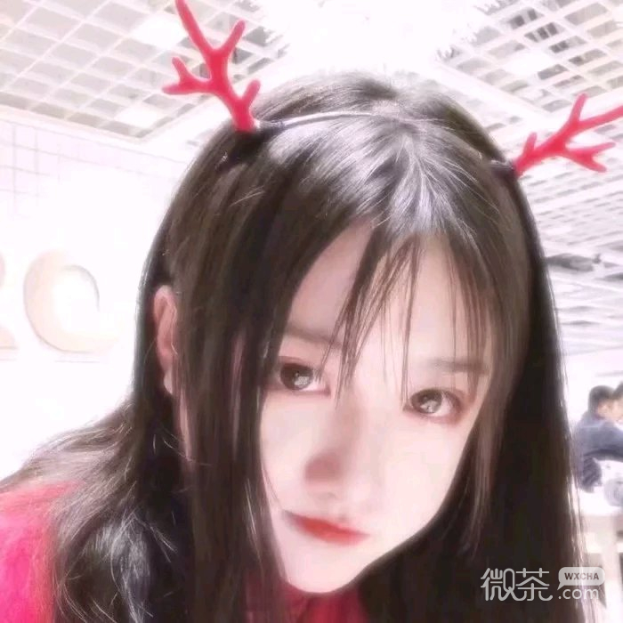 微信小清新可爱粉嫩女头