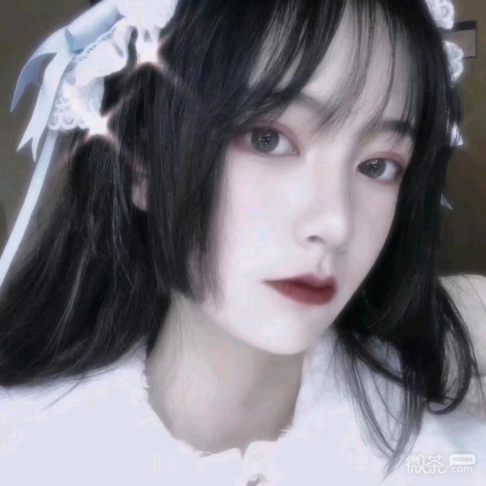 微信小清新时尚迷人女头
