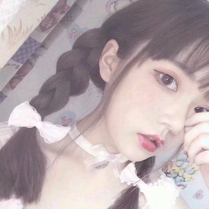 微信小清新可爱粉嫩女头