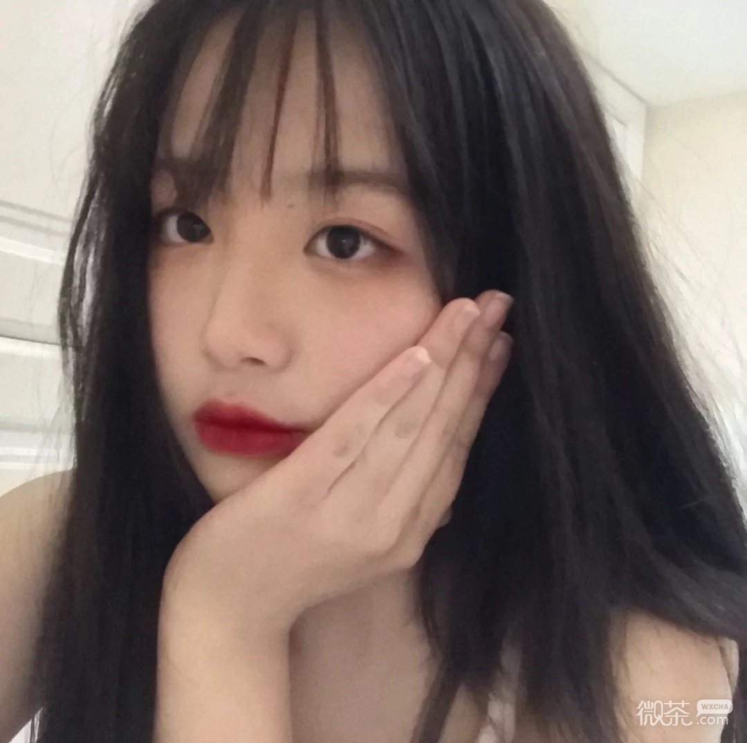 微信小清新森系迷人时尚女头