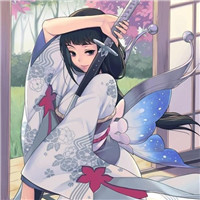 微信最新个性动漫二次元和服美女头像下载