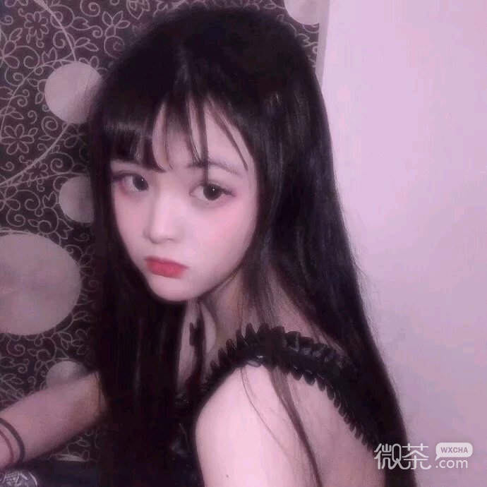 微信小清新可爱粉嫩女头