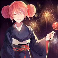 微信最新个性动漫二次元和服美女头像下载