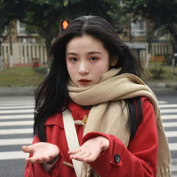 文艺小清新时尚性感微信女头