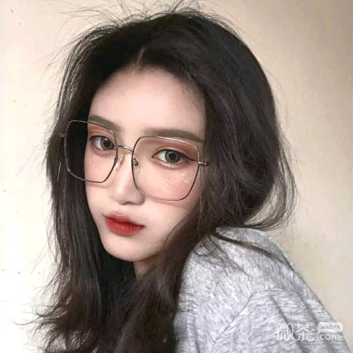 微信佛系时尚小清新迷人女头