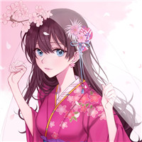 微信最新个性动漫二次元和服美女头像下载