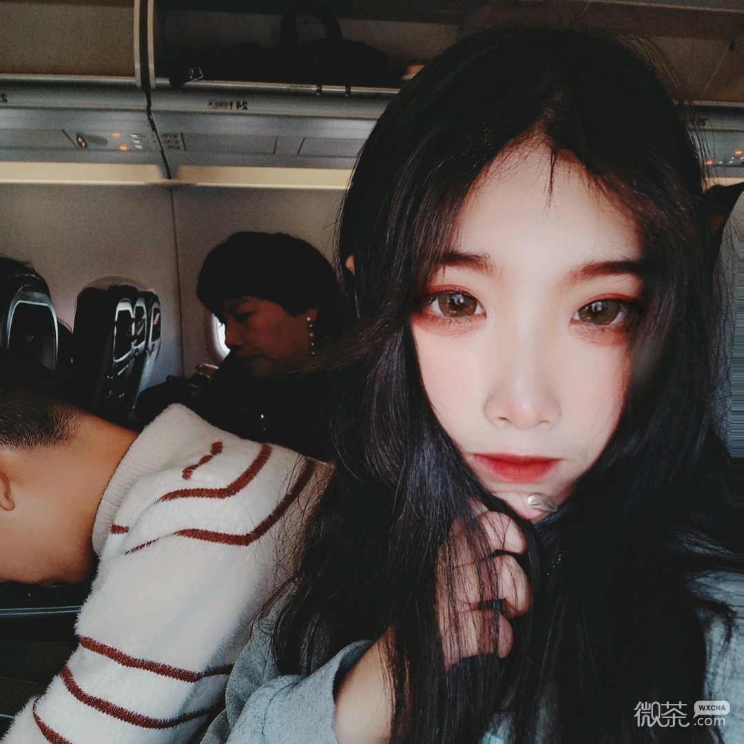 微信佛系时尚小清新迷人女头